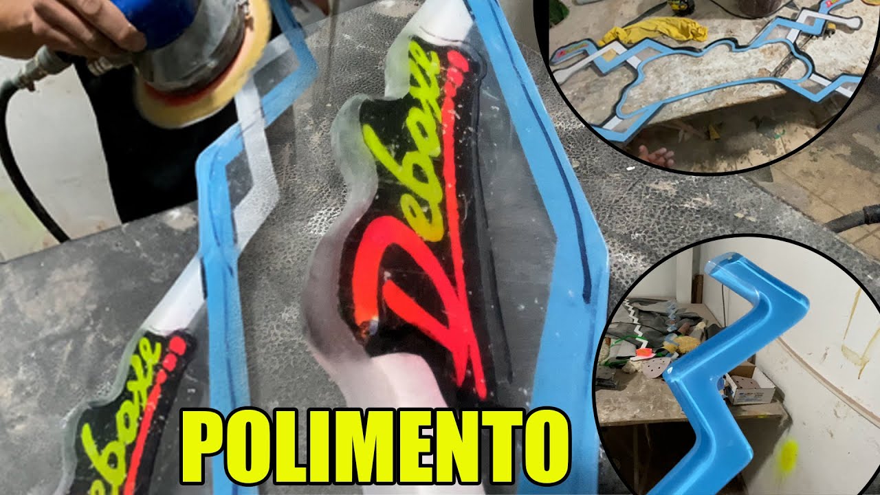 ENSINANDO A POLIR OS ACRÍLICOS