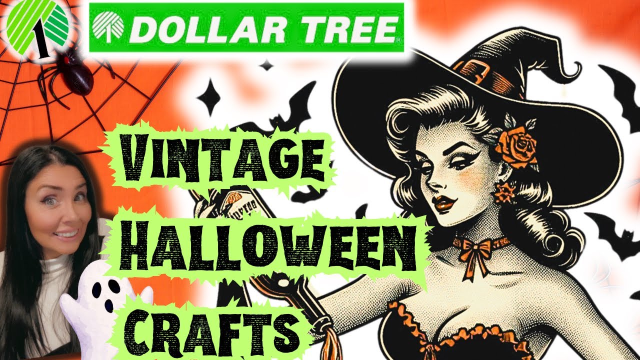 🎃Dollar tree Vintage inspired Halloween crafts & DIYs