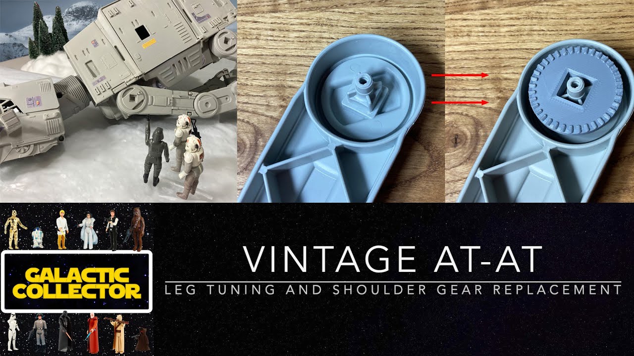 Vintage Star Wars AT-AT Loose Leg Repair and Fine Tuning