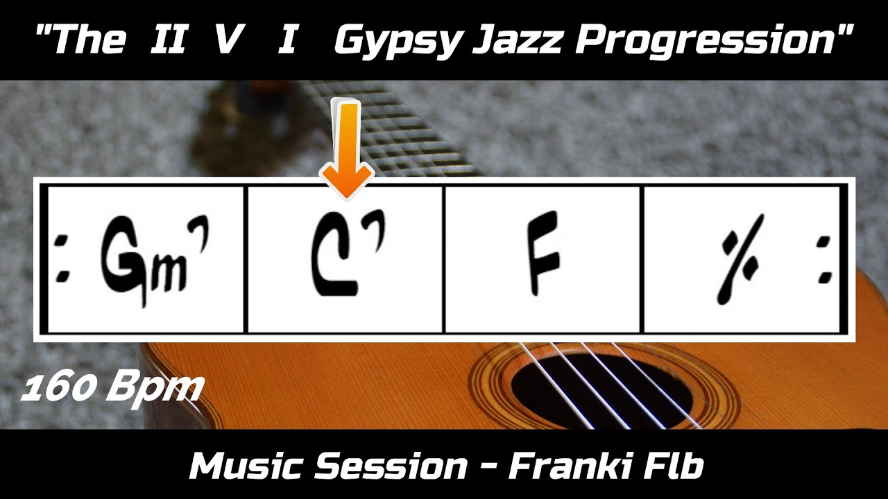 F Major 2 5 1 Gypsy Jazz Manouche Backing Track n°04 - Play Along Guitar