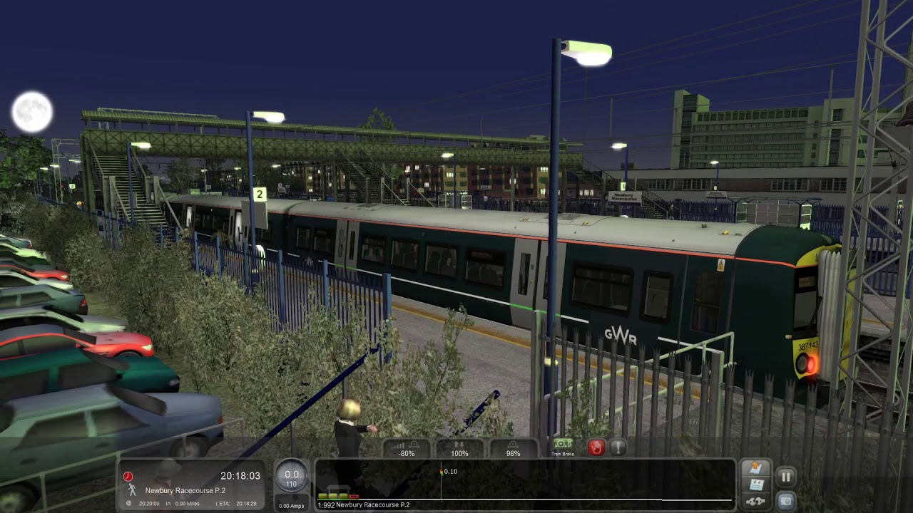 Class 387 Test Run from Newbury to Reading GWR