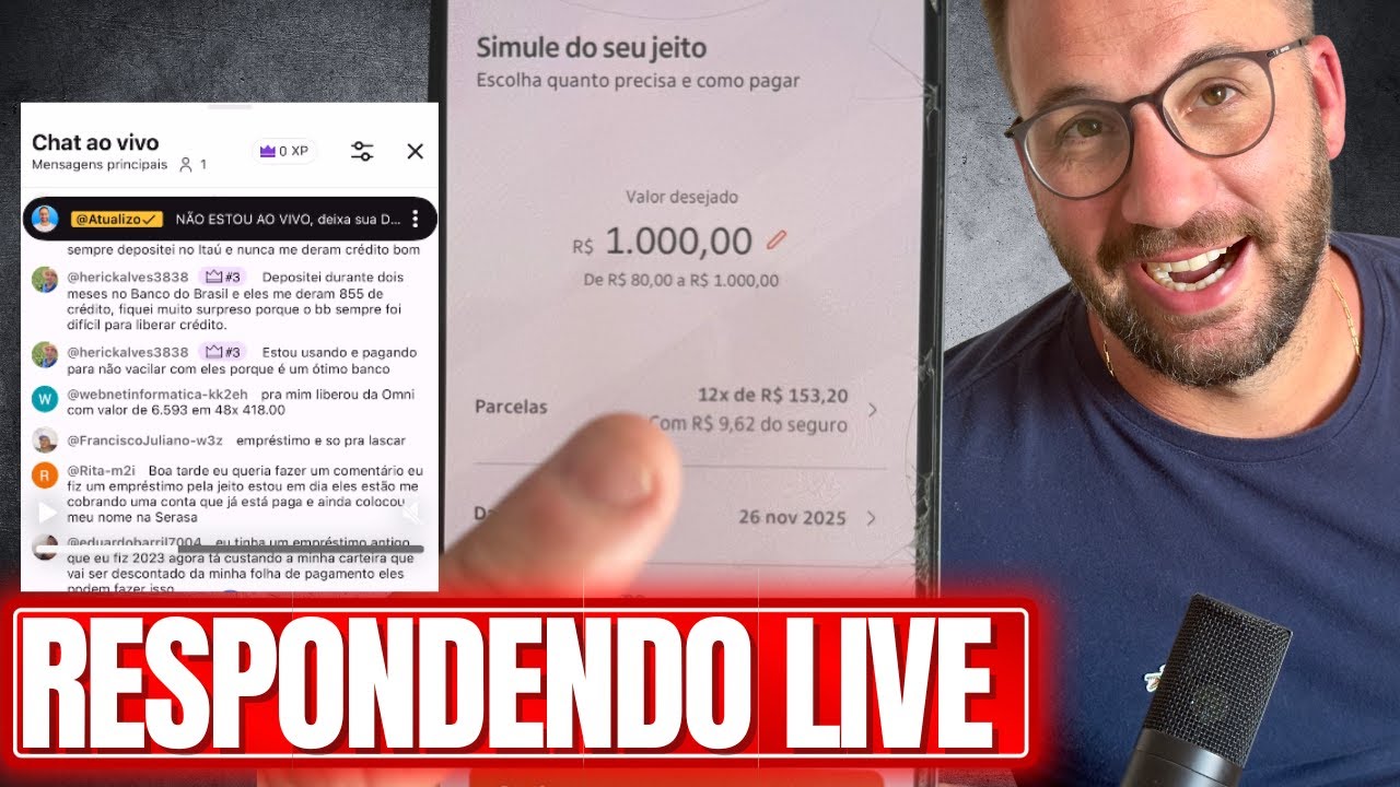 MELHORES EMPR&Eacute;STIMOS ONLINE PARA NEGATIVADO QUE APROVAM FACIL E R&Aacute;PIDO - PODCAST ATUALIZO
