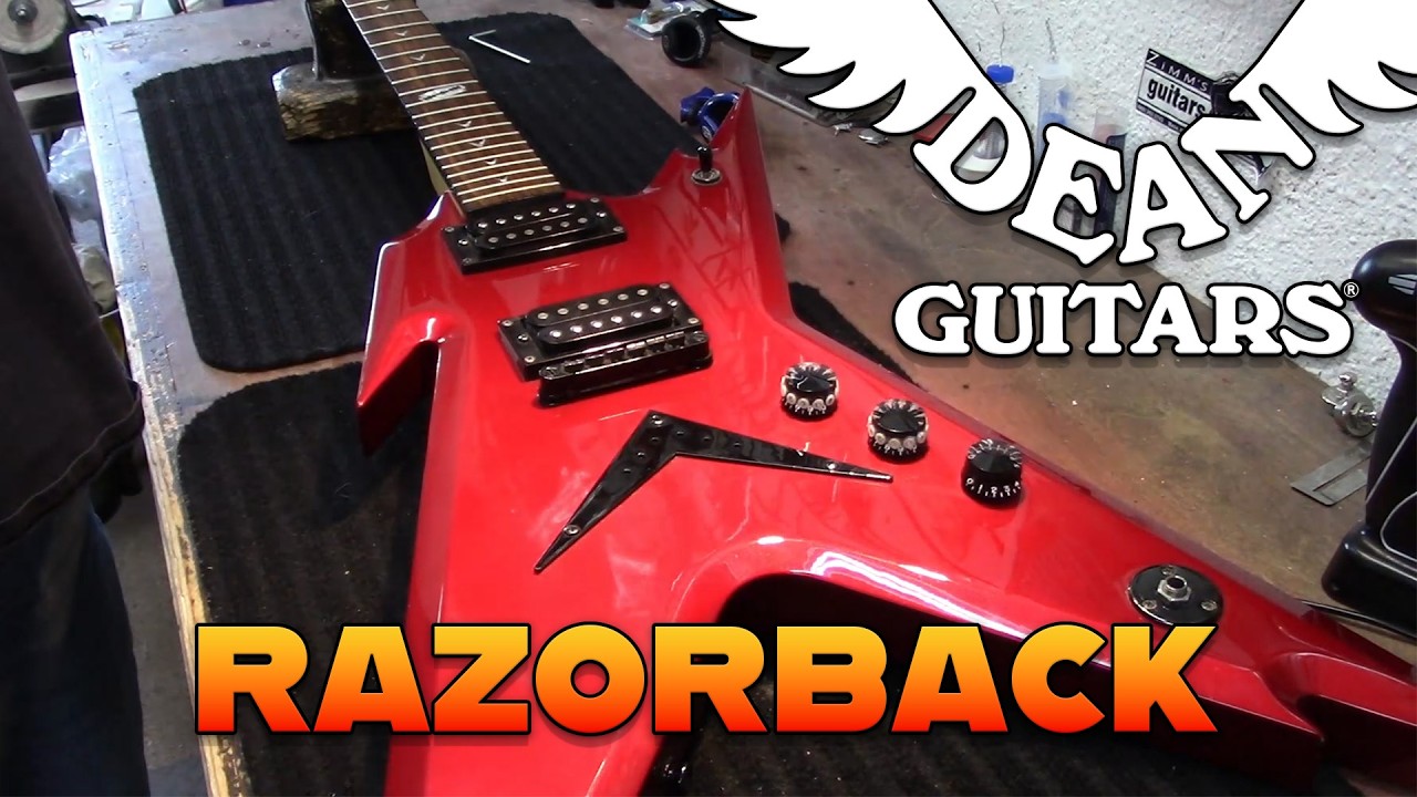 Перетяжка струн Dean Dime Razorback!