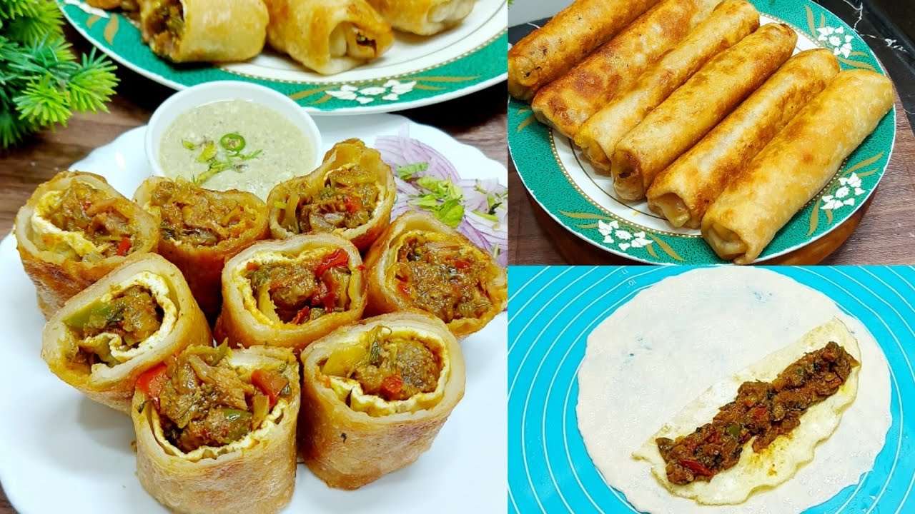 Mutton Bhuna Roll | Mohammed Ali Road Style Mutton Bhuna Roll | Street Style Mutton Bhuna Roll 