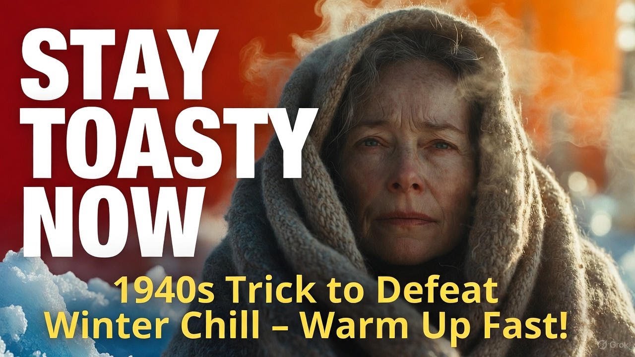 The old winter blanket folding method that trapped heat better than modern throws