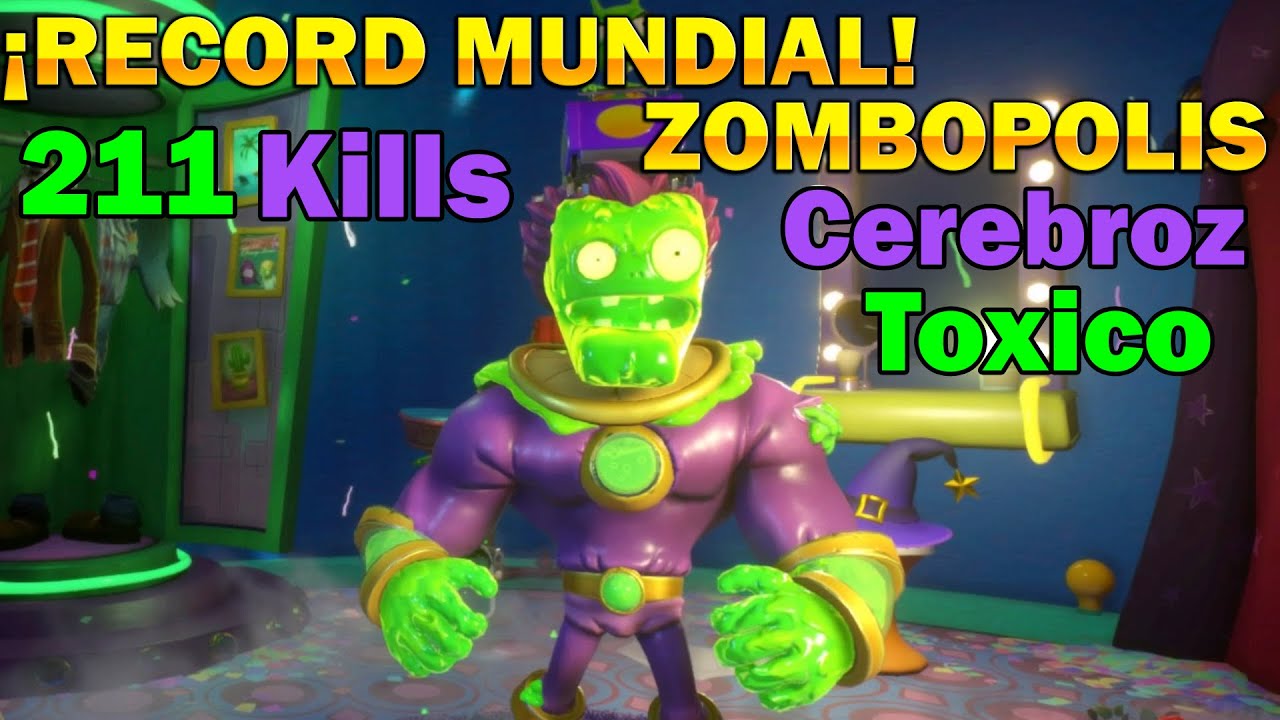 ¡RECORD MUNDIAL! Zombopolis 211 Kills Cerebroz Toxico PvZ GW2