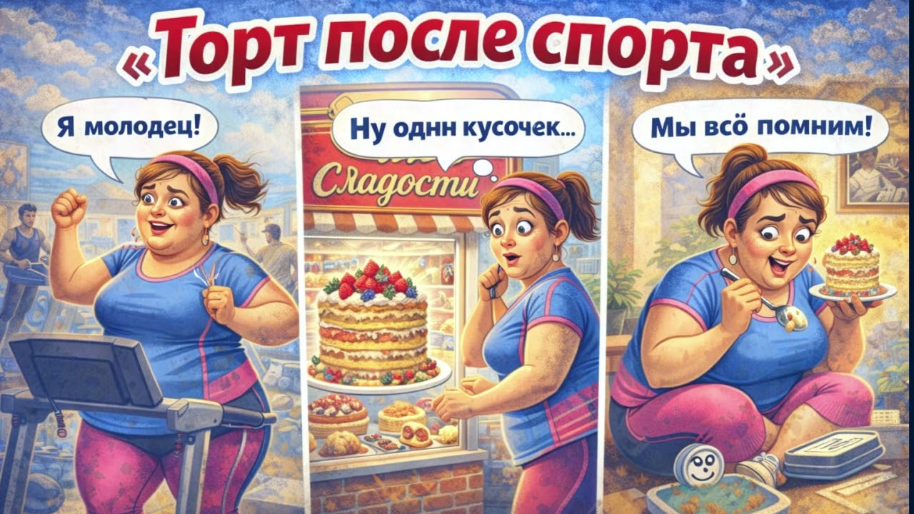 торт после спорта