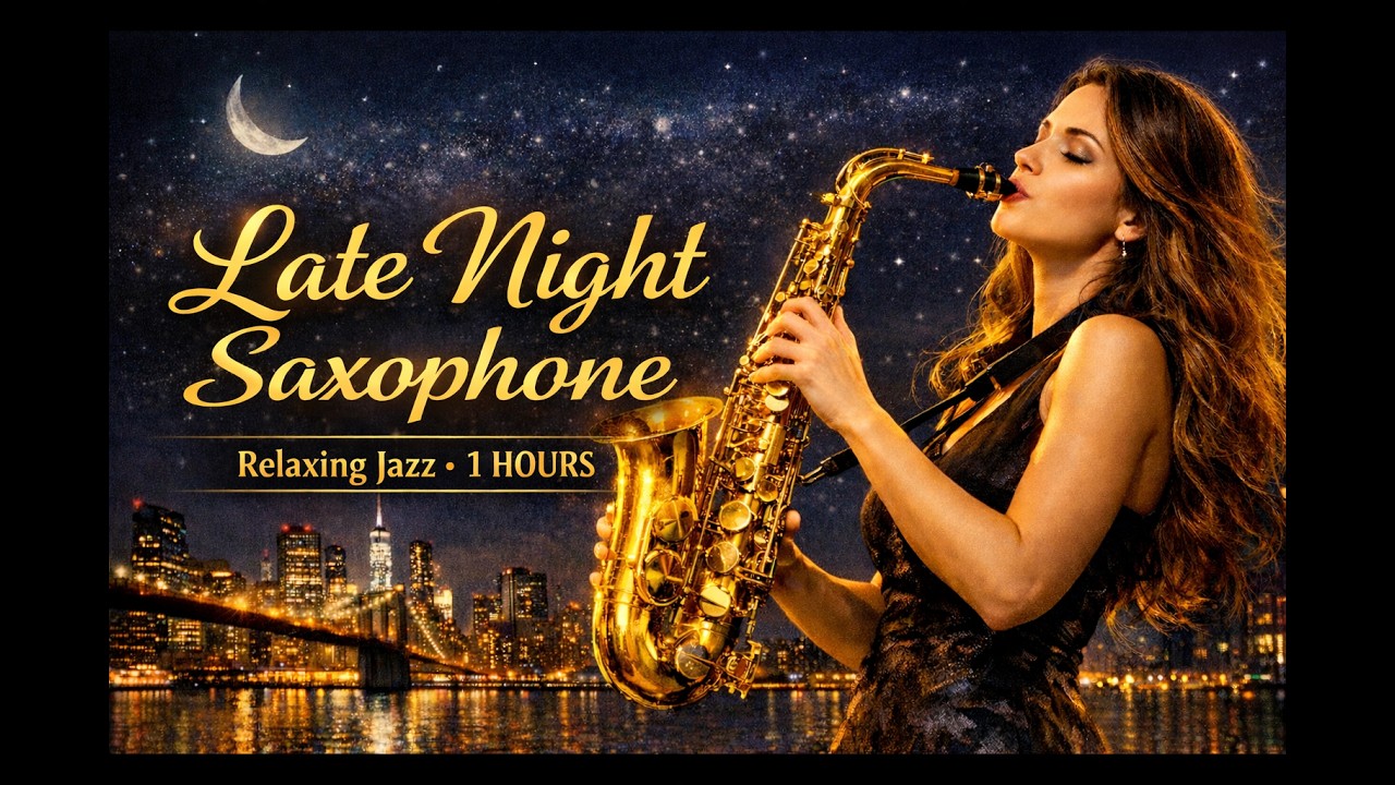 Deep Night Sax | 1 Hour Soft & Emotional Tenor Saxophone (60 BPM Relaxing Music)