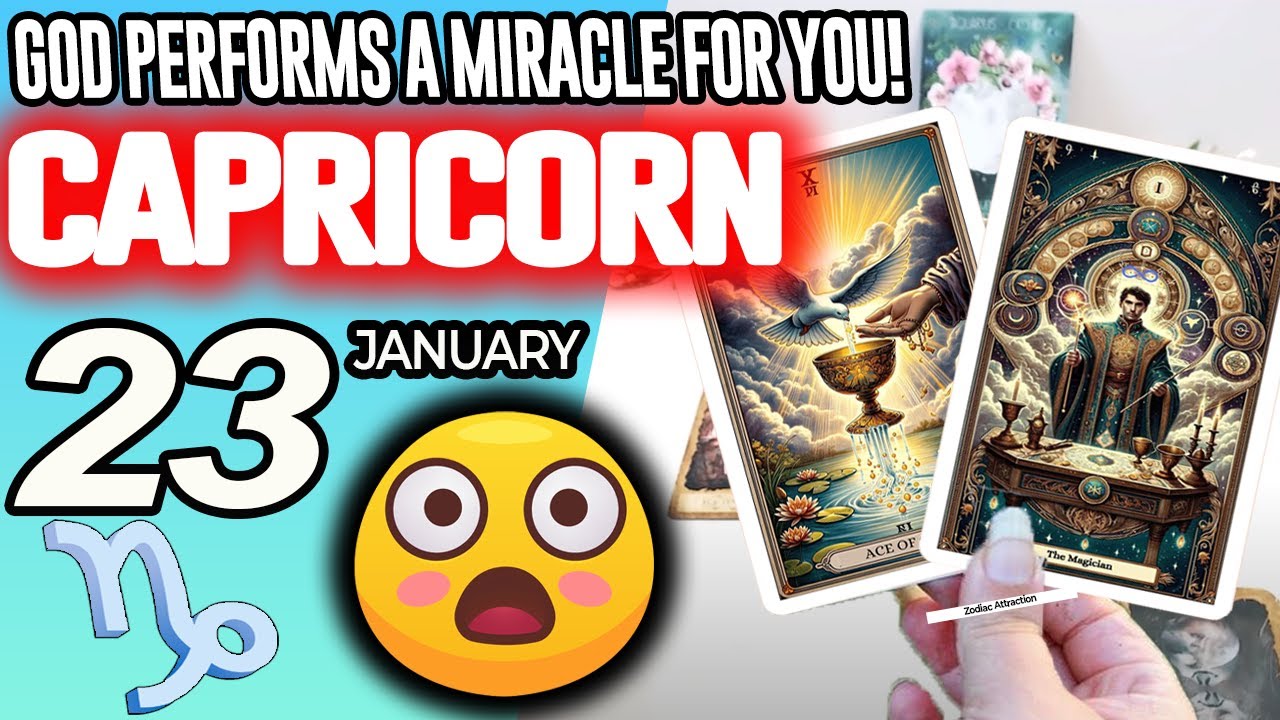 Capricorn ♑️😇GOD PERFORMS A MIRACLE FOR YOU❗🙌 horoscope for today JANUARY 23 2026 ♑️ #capricorn