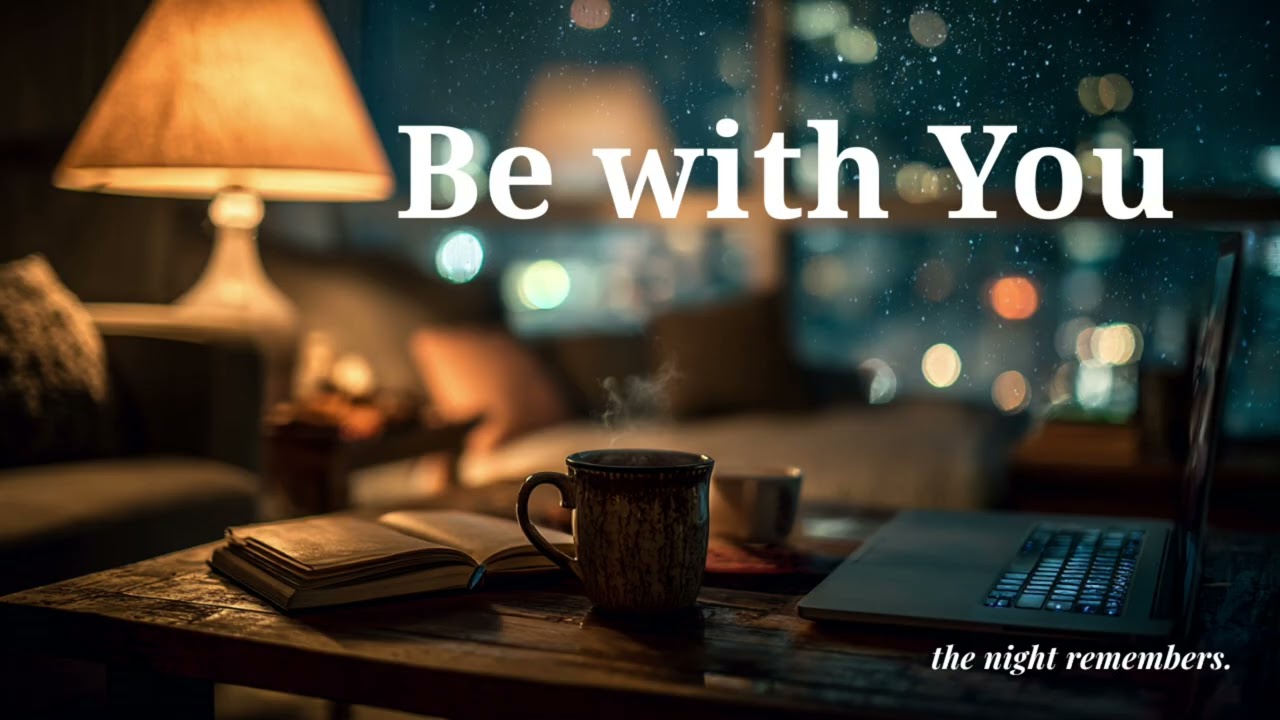 Be with You. Calm Down, Quiet Night Reflection | Cozy Workspace Ambience for Calm & Inspiration