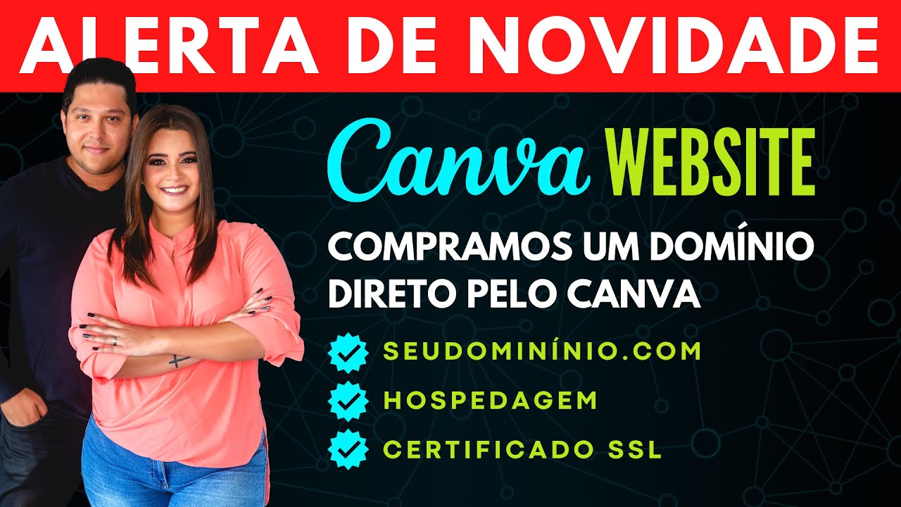 ⚠️ CANVA WEBSITE - COMO COMPRAR UM DOMÍNIO DIRETO PELO CANVA ⚠️