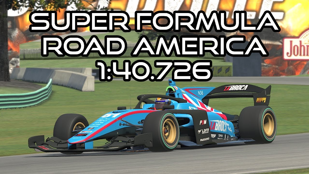 iRacing Super Formula (SF23) 23S4 - Week 10: Road America Hotlap