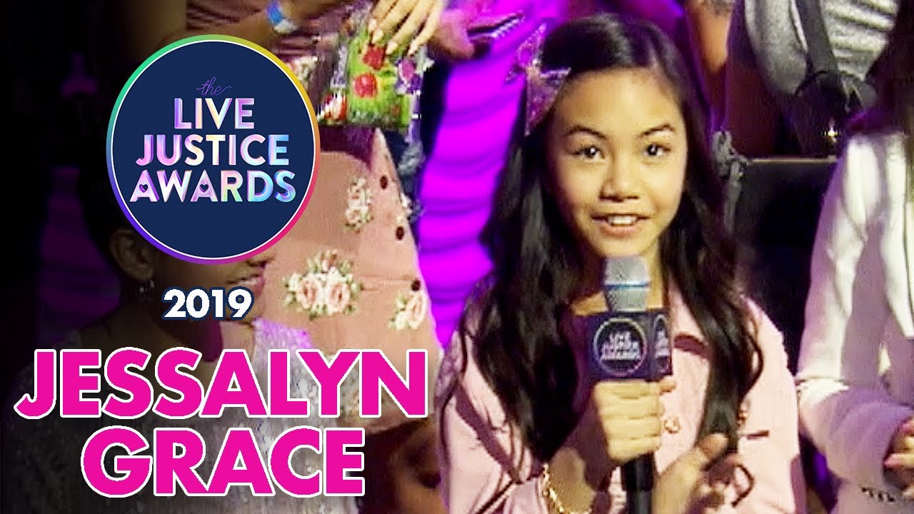 JESSALYN GRACE - INTERVIEW 💗LIVE JUSTICE AWARDS