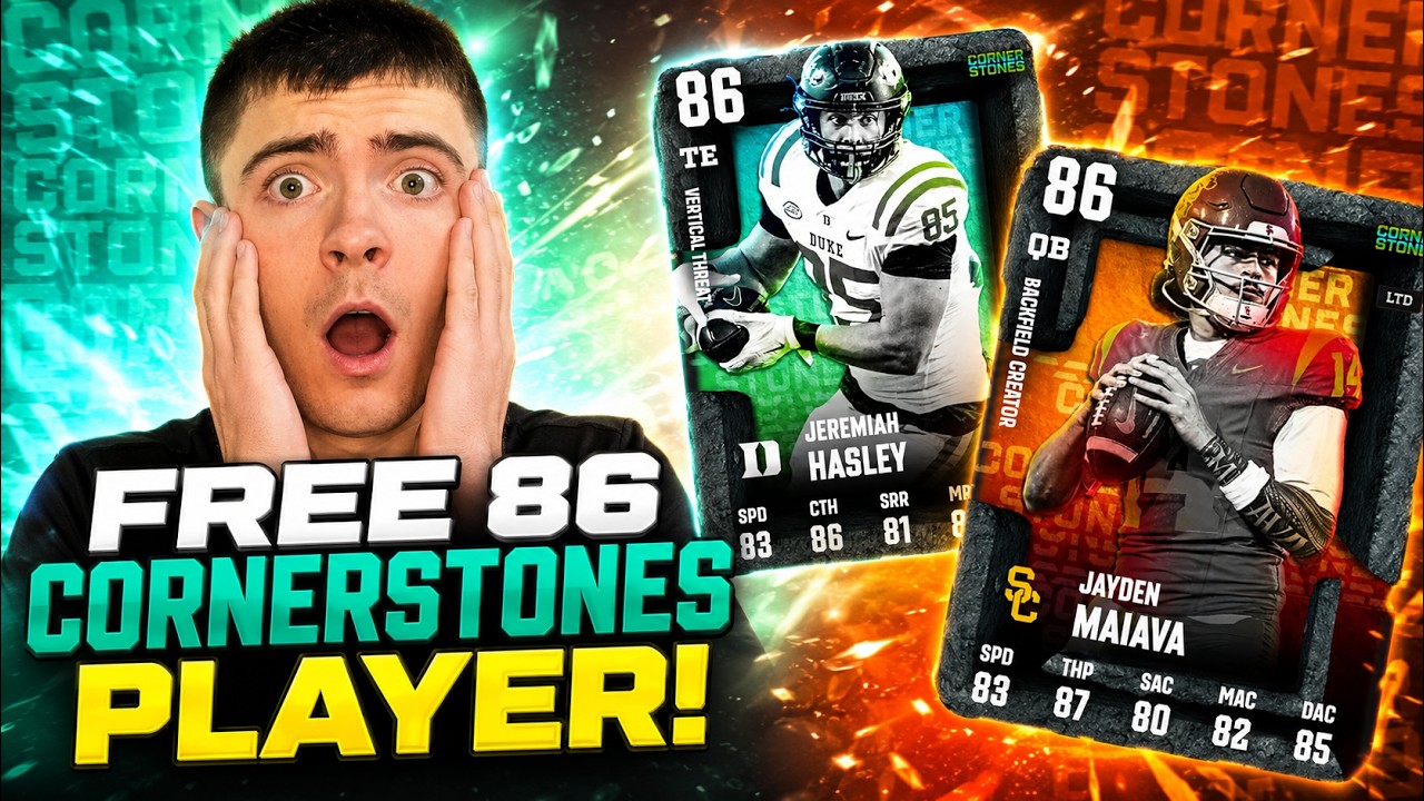 Darmowe 86 OVR! Karty Cornerstone już są w College 27 Ultimate Team!