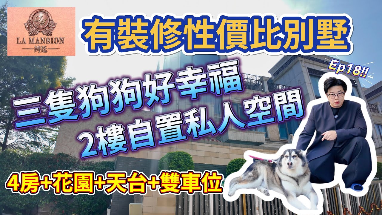 有裝修性價比別墅🏡[娉廷]三隻狗狗都話好🐶#LAMANSION #娉廷 #北部都會區 #找房 #別墅 #特色裝修 #中原地產 #港房 #Benson看房 #奔神看房