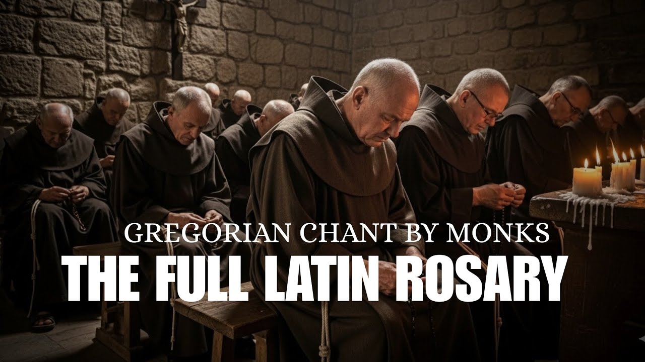 FULL LATIN ROSARY in GREGORIAN CHANT | All 4 Mysteries | Traditional Catholic Prayer