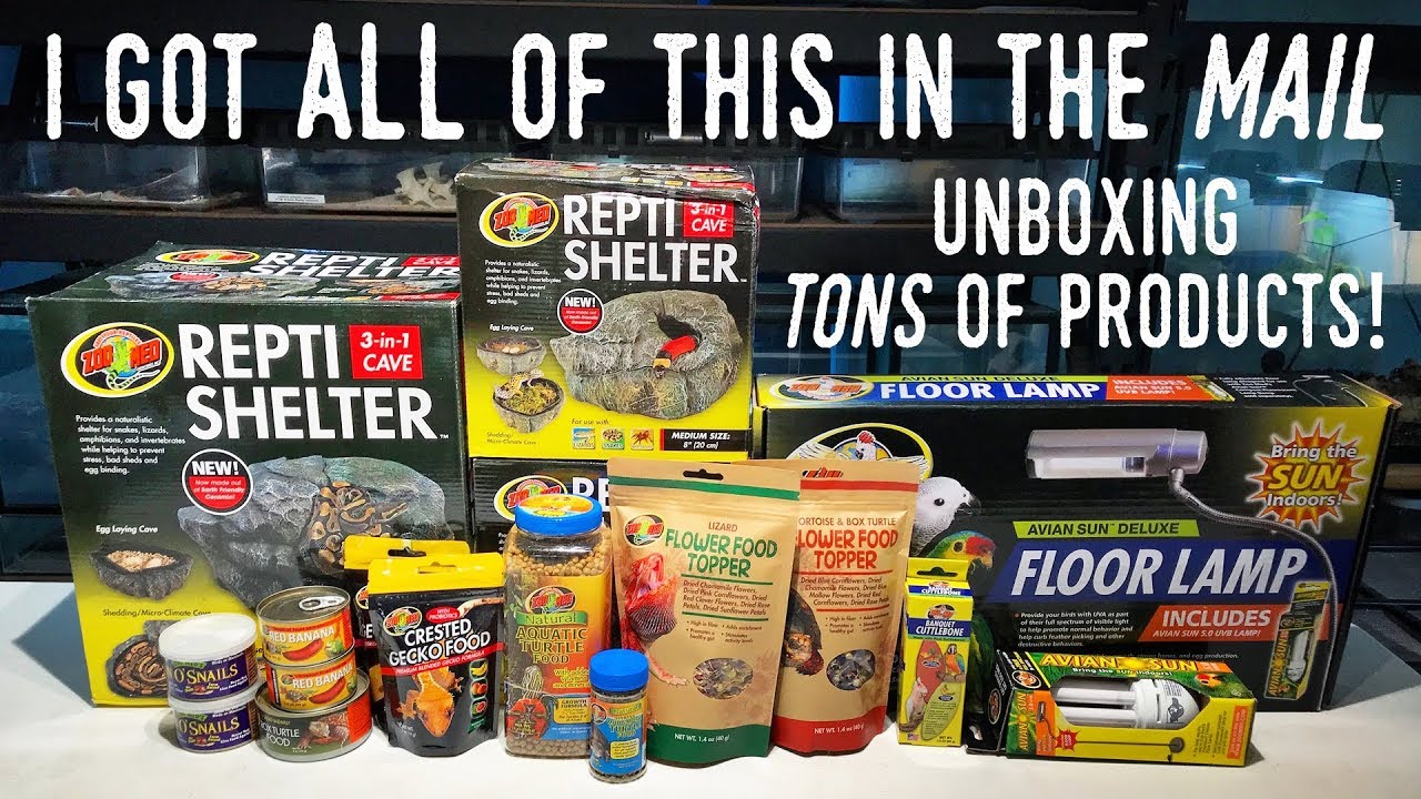 Unboxing a HUGE SHIPMENT OF PET SUPPLIES from ZOO MED LABS!