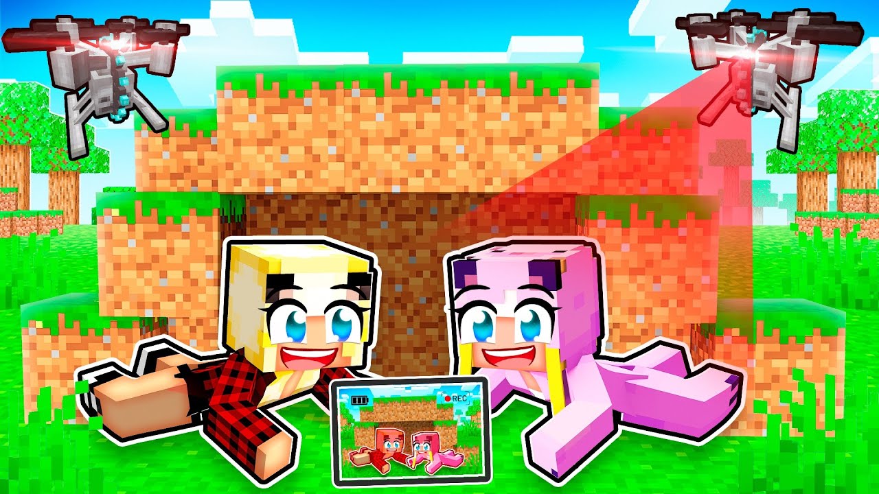 Ich SPIONIERE mit DROHNEN in Minecraft! 🌸 Minecraft FREUNDE 3