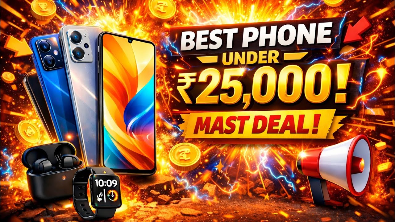 Top 3 Best Mobiles Under 25000 January 2026 | Best Smartphone Under 25000 | Camera phone under 25000