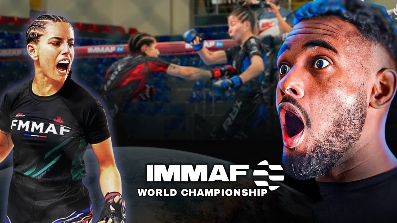 MA COPINE COMBAT AU CHAMPIONNAT DU MONDE DE MMA - PARTIE 1 !!