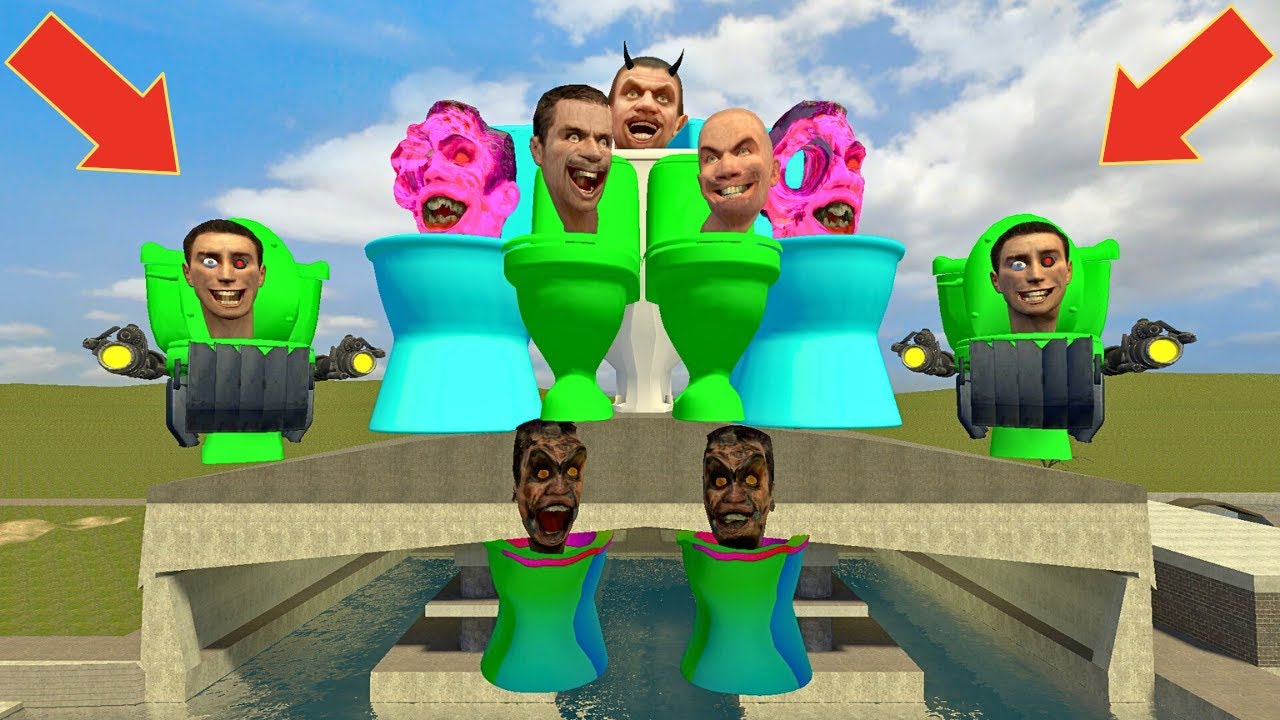 Spartan Kicking New Skibidi Toilet From The Water Base 4! | Garry’s Mod.Skibidi Pop
