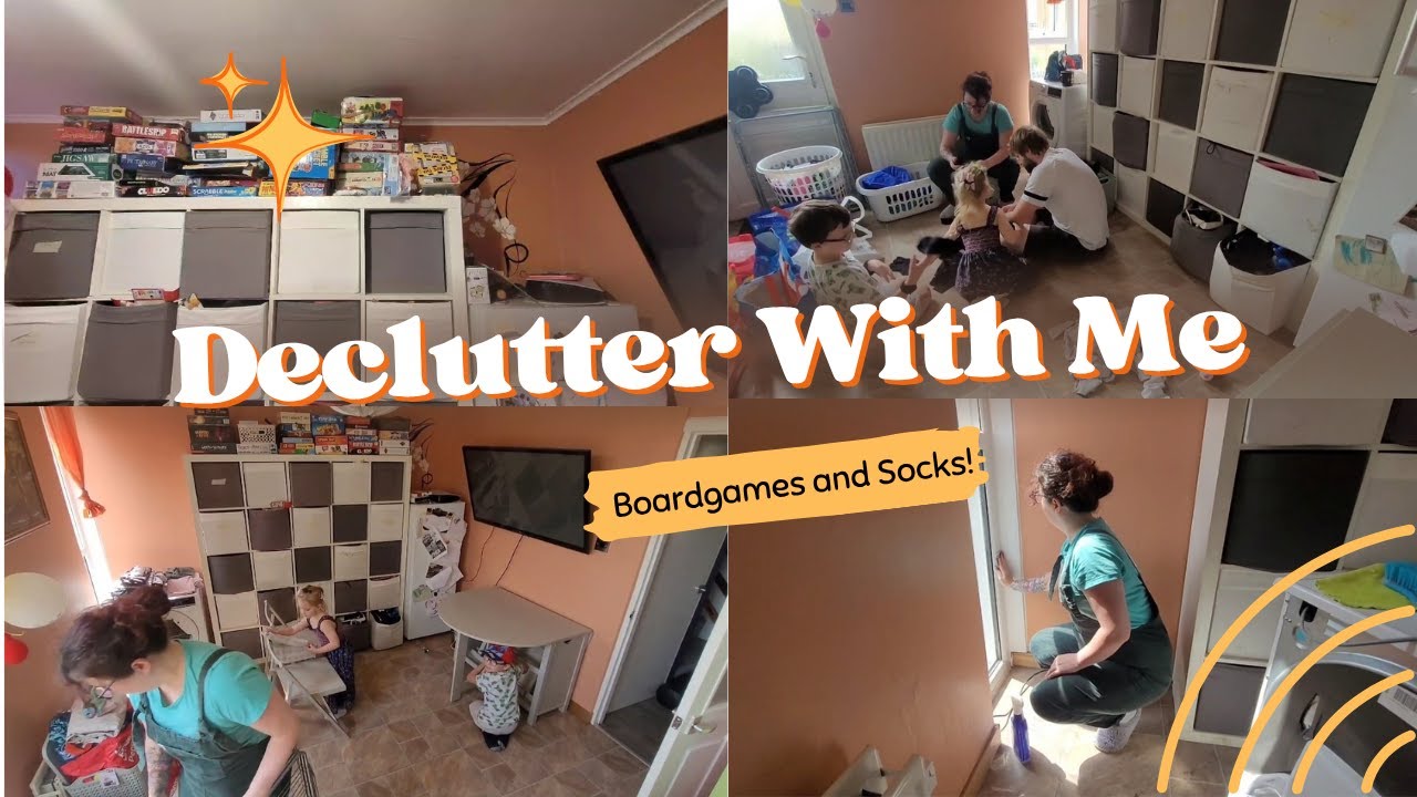 Decluttering as a Family: Games, Socks & Cleaning Hidden Corners!