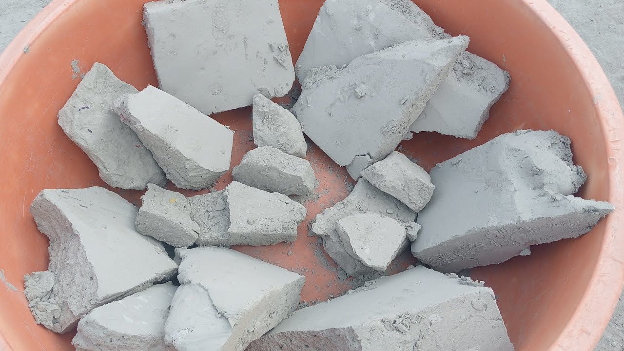 ASMR very soft sand and pure cement powder silky smooth dry in tube ⛰️🏔️🪂