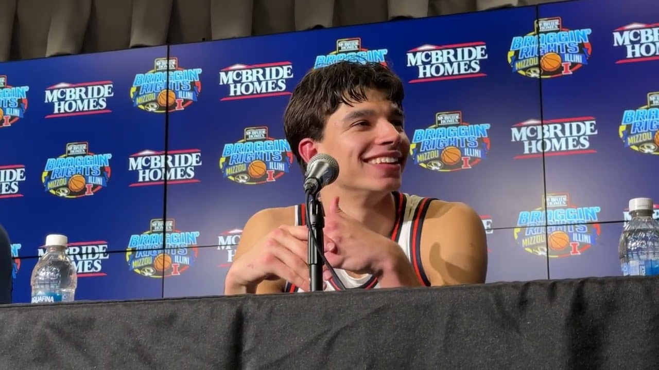 Послематчевая пресс-конференция тренера «Миссури» Брэда Андервуда, Китона Уэглера и Андрея Стояко...