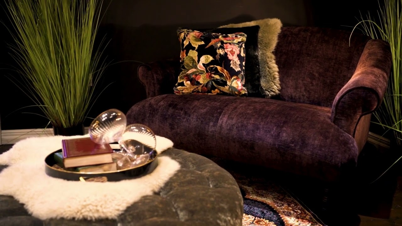 The Tetrad Jacaranda Sofa available at the Vintage Sofa Co