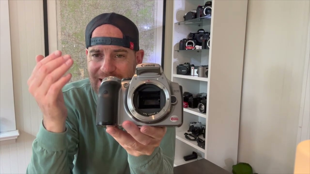 $25 4 cameras, Canon EOS digital, Rebel, SLR 35mm Ebay find