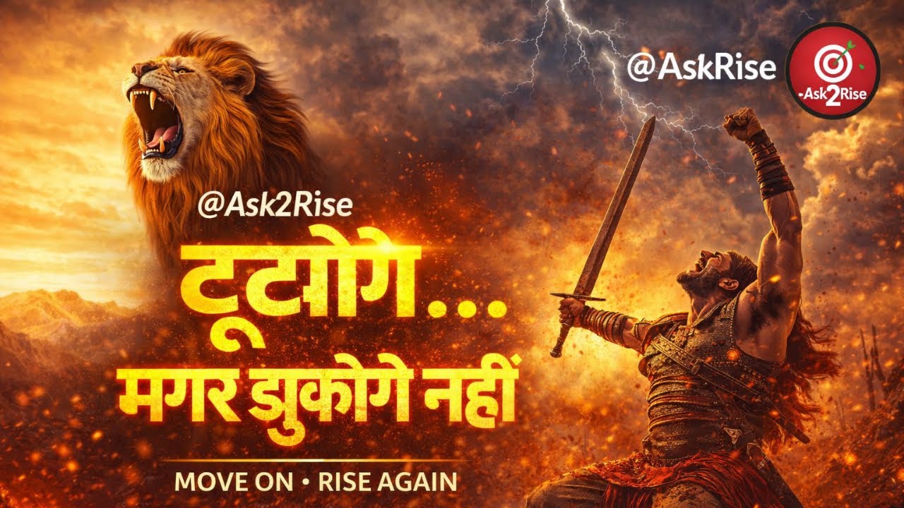 टूटोगे… मगर झुकोगे नहीं | Most Powerful Motivation Video | Move On & Rise Again | @Ask2Rise