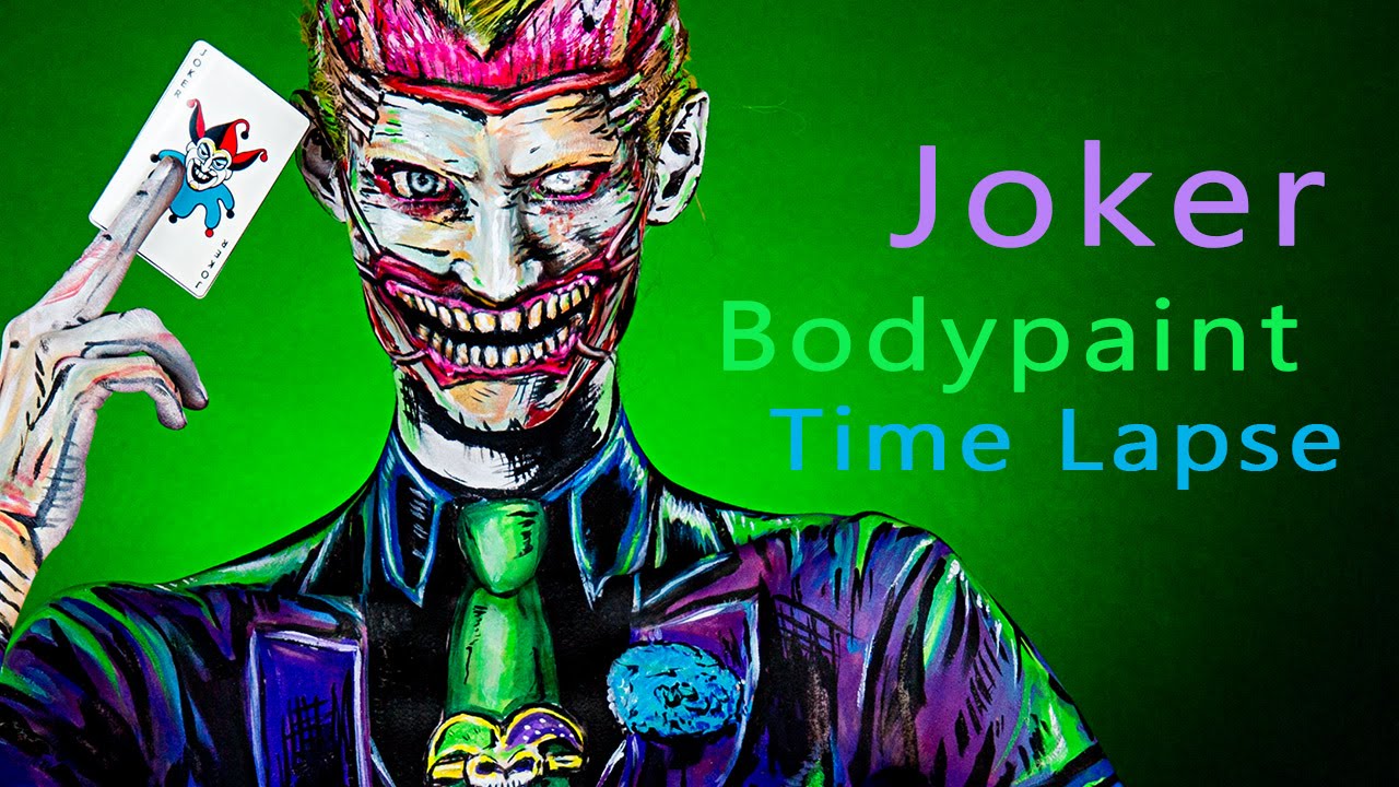 Joker Body Paint TimeLapse