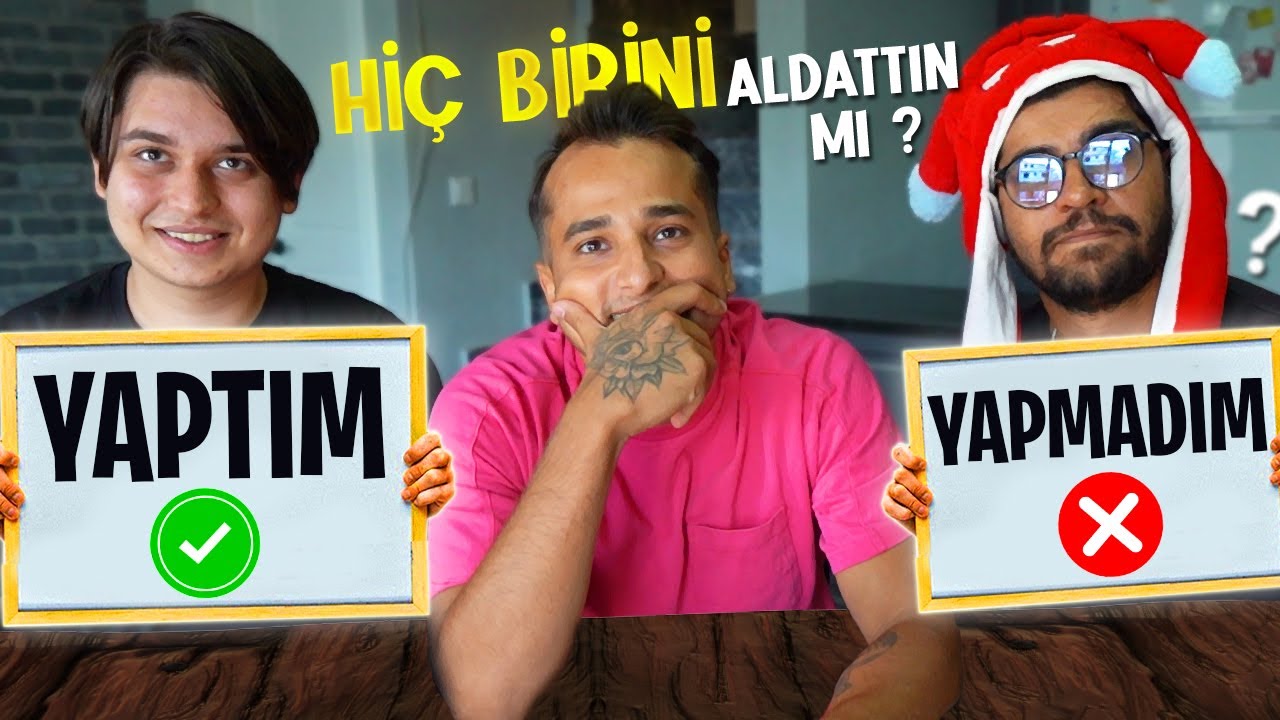 SEVGİLİNİ ALDATTIN MI 💔 YAPTIM YAPMADIM CHALLENGE ?! @umutaksakalli @BeratAliYilmaz