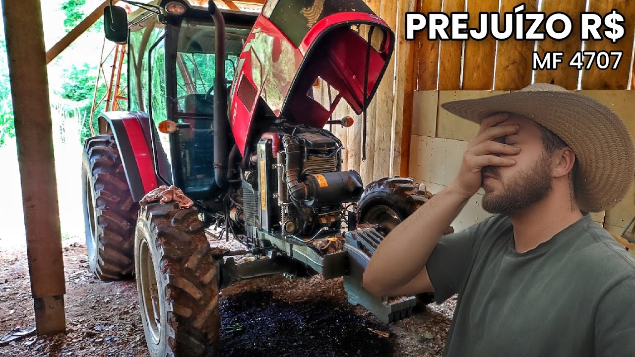 Um RATO gerou PREJUÍZO de 1.500 R$ no Massey Ferguson 4707