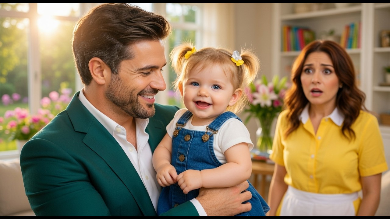 La figlia della donna delle pulizie corse dal milionario: «Tu sei mio padre»... tutti scioccati.