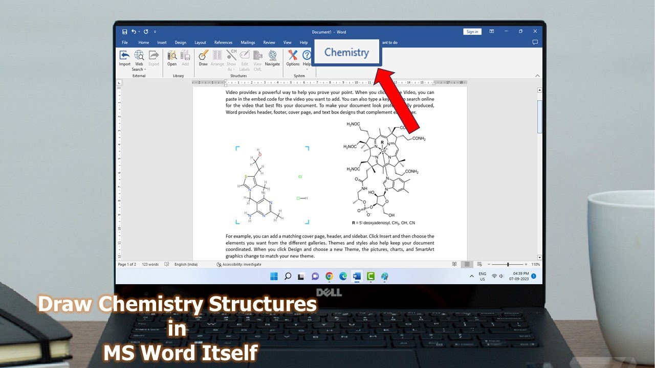 How to Install Chem4Word Plugin for MS Word (Draw Chemistry Structures in Word Itself)