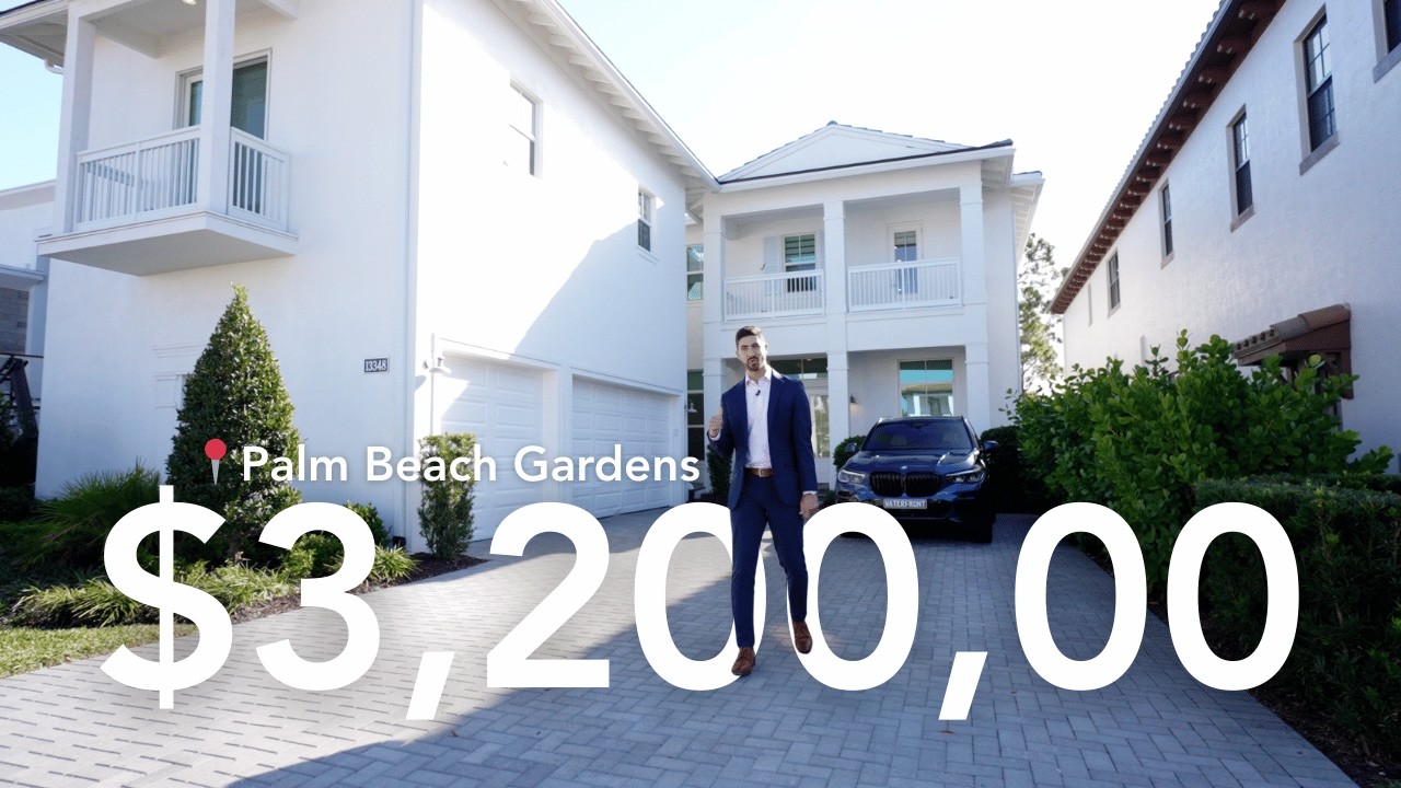 $3,200,000 Million Dollar Home Tour In Palm Beach Gardens Florida