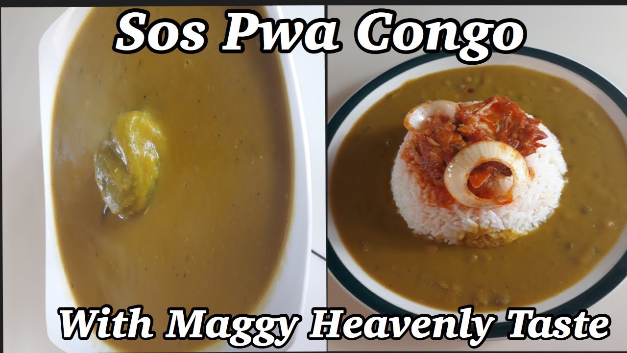 Koman Mwen Fe Yon Sos Pwa Congo Bien Gout Et Facil/ Video # 30
