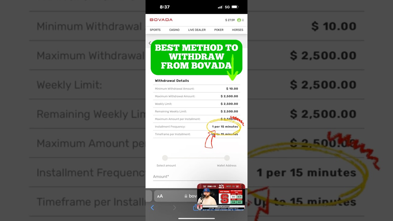 BEST METHOD TO WITHDRAW WINNINGS FROM 