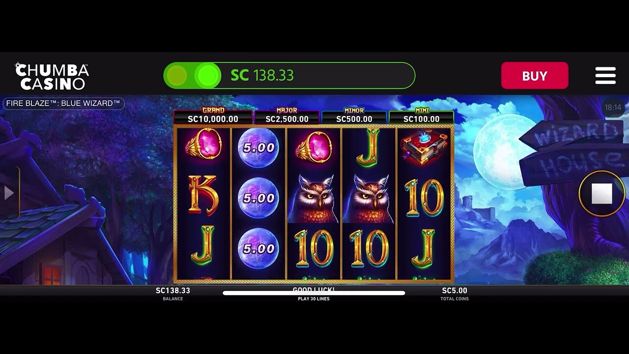 BLUE WIZARD (CHUMBA CASINO)