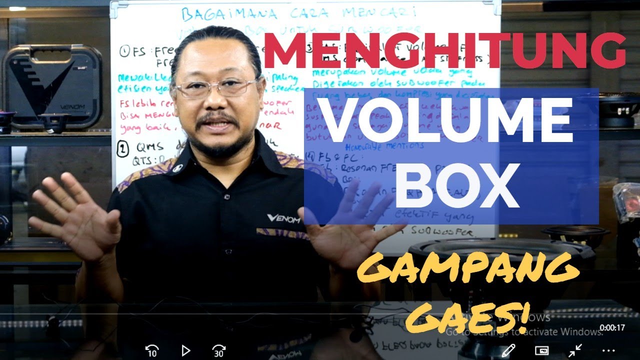 Menghitung Box Untuk Subwoofer Audio Mobil Dengan Mudah