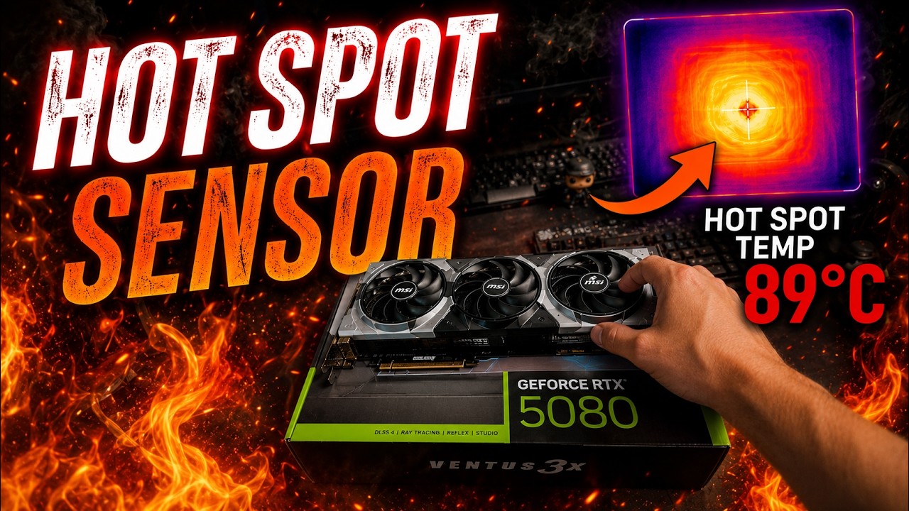 New Hot Spot Sensor On RTX 5080