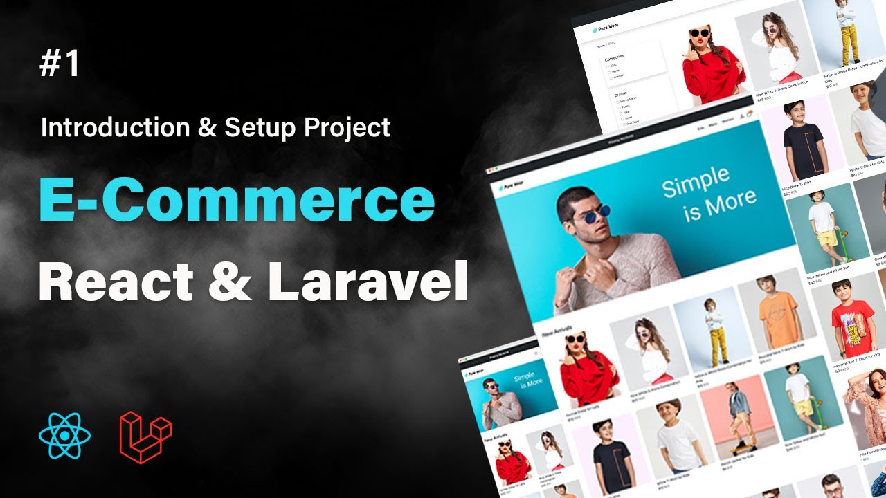 React & Laravel E-Commerce Project  #1: Introduction & Setup Project | PHP Tech Life Hindi