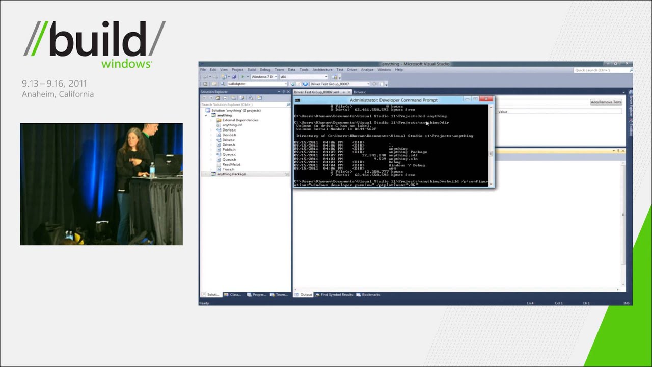 Inside the Windows 8 driver developer workflow