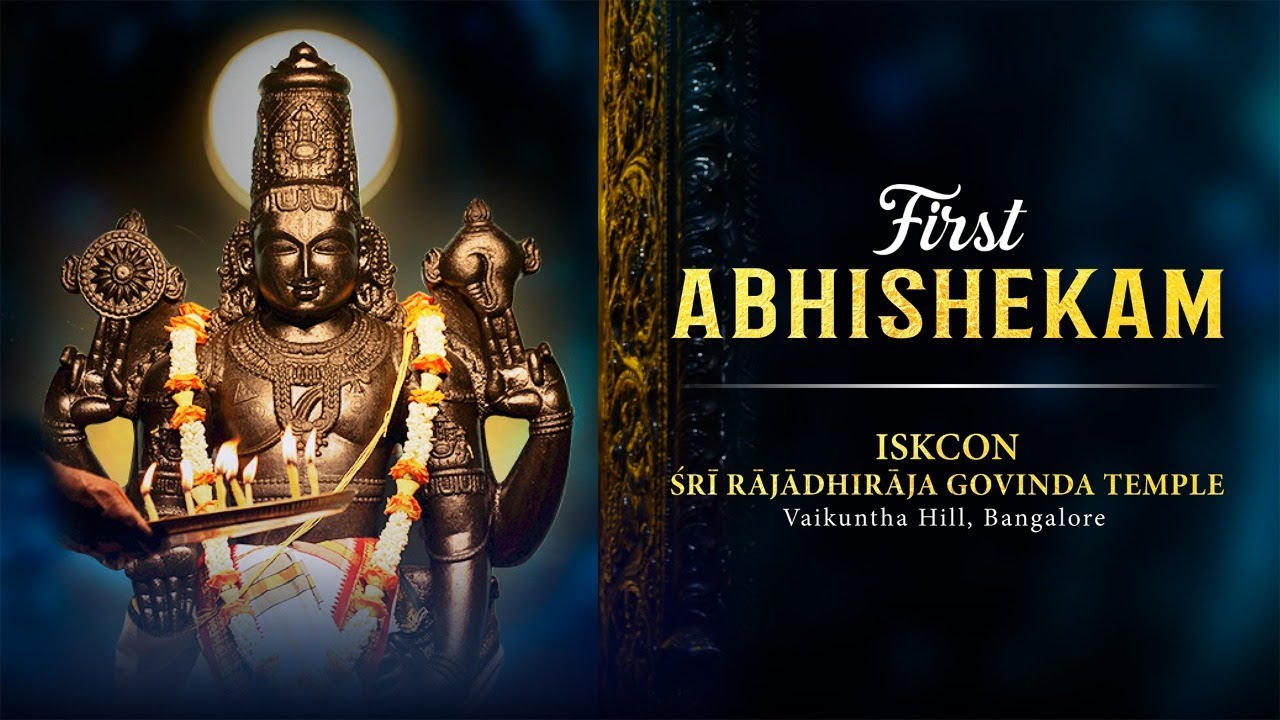 ISKCON, Sri Sri  Rajadhiraja Govinda Abhishekam