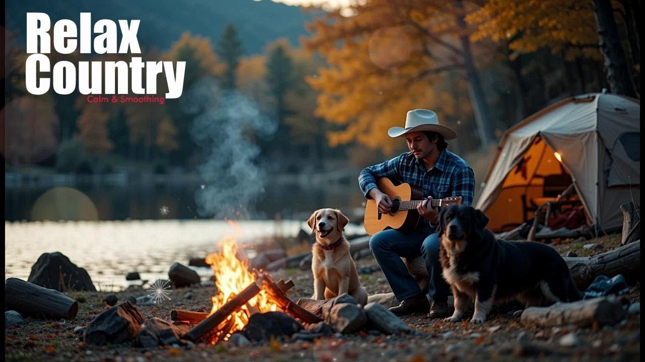 🌾 Campfire Country Nights: Soft Acoustic Vibes with Coffee and Calm for a Cozy Escape