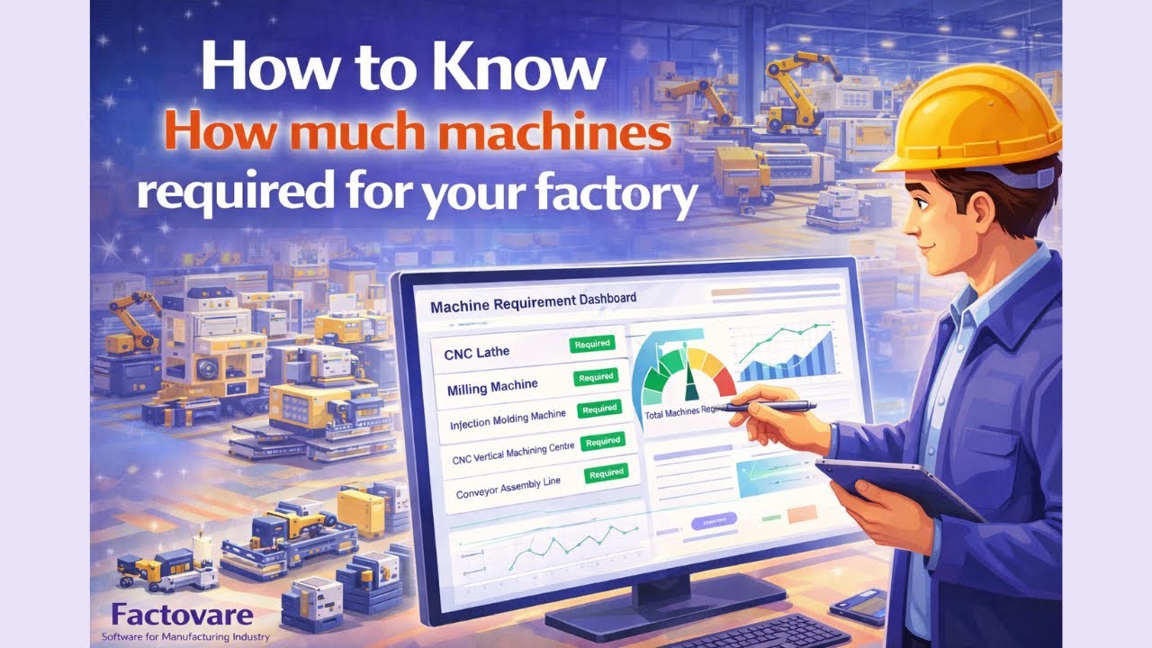How to Know How Many Machines Are Required for Your Factory | Factovare