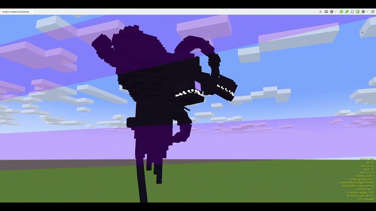 Wither Storm meets and fights Octo Storm
