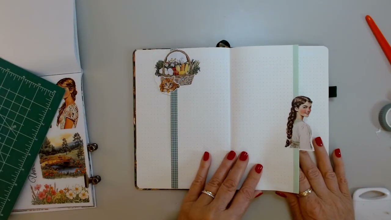 Creative Journal - Golden Horizon Sticker Book - Dutch Doors