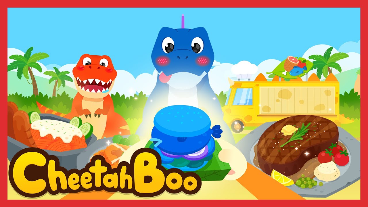 Round, round, I want something round and blue! | Dinosaur | Nursery rhymes & Kids Song | #Cheetahboo